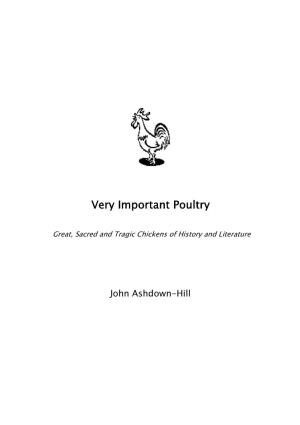 Very Important Poultry
