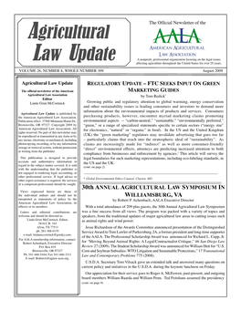 Agricultural Law Update