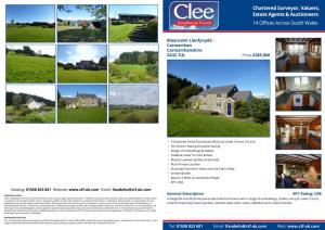 Blaencwm Llanfynydd Carmarthen Carmarthenshire SA32 7UL Price £385,000