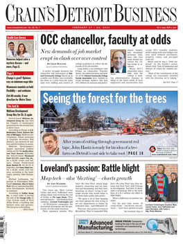 OCC Chancellor, Faculty at Odds Seeing the Forest for the Trees