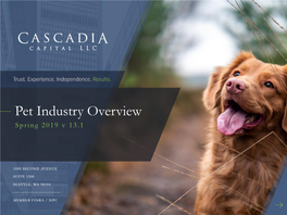 Pet Industry Report