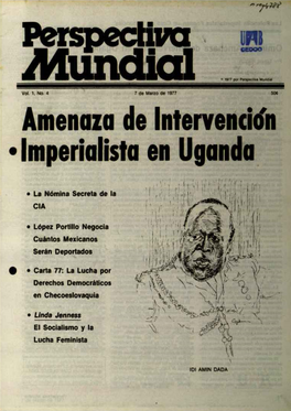 Amenaza De Intervención Imperialista En Uganda