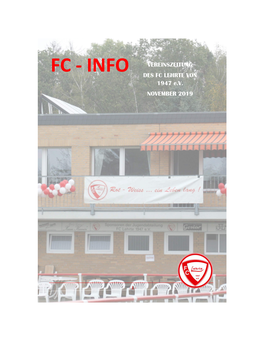 FC - INFO DES FC LEHRTE VON 1947 E.V
