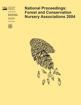Forest and Conservation Nursery Associations 2004
