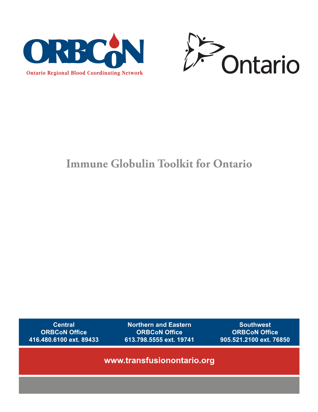 Immune Globulin Toolkit for Ontario