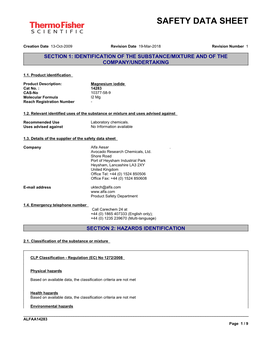 Safety Data Sheet