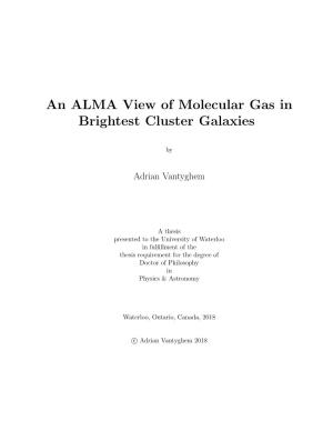 An ALMA View of Molecular Gas in Brightest Cluster Galaxies