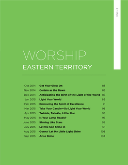 WORSHIP Eastern Territory