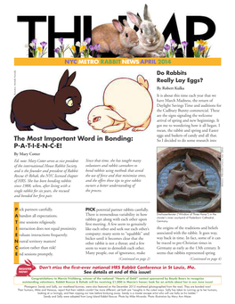 Nyc Metro Rabbit News April 2014