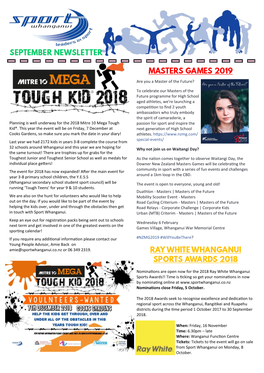 Planning Is Well Underway for the 2018 Mitre 10 Mega Tough Kid