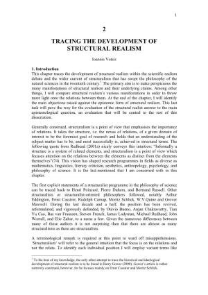 2 Tracing the Development of Structural Realism