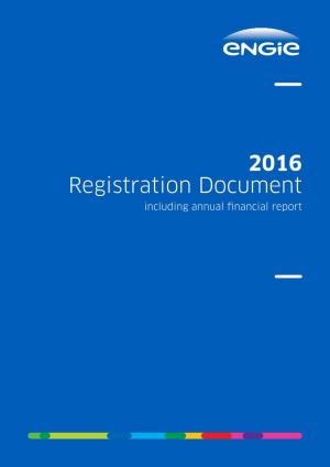 Registration Document 2016 • ENGIE