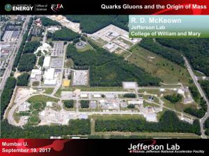 Quarks Gluons and the Origin of Mass