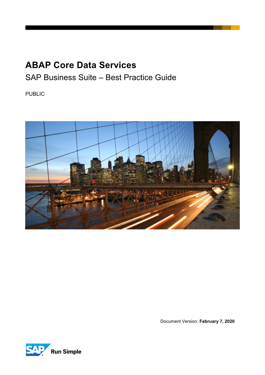 ABAP Core Data Services SAP Business Suite – Best Practice Guide