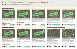 2020 Multimodal Transportation Project List ST LOUIS REGIONAL FREIGHTWAY