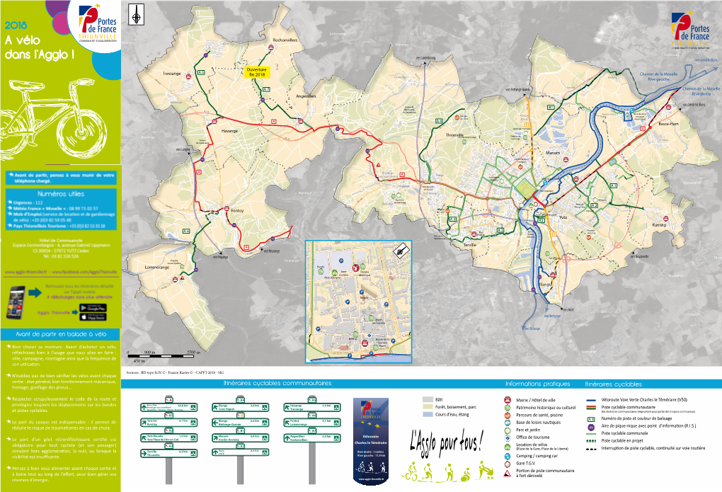 Piste Cyclable Communautaire (Les I�Néraires Communautaires Empruntent Pour Par�E Des Tronçons Communaux)