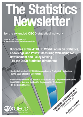 The Statistics Newsletter for the Extended OECD Statistical Network