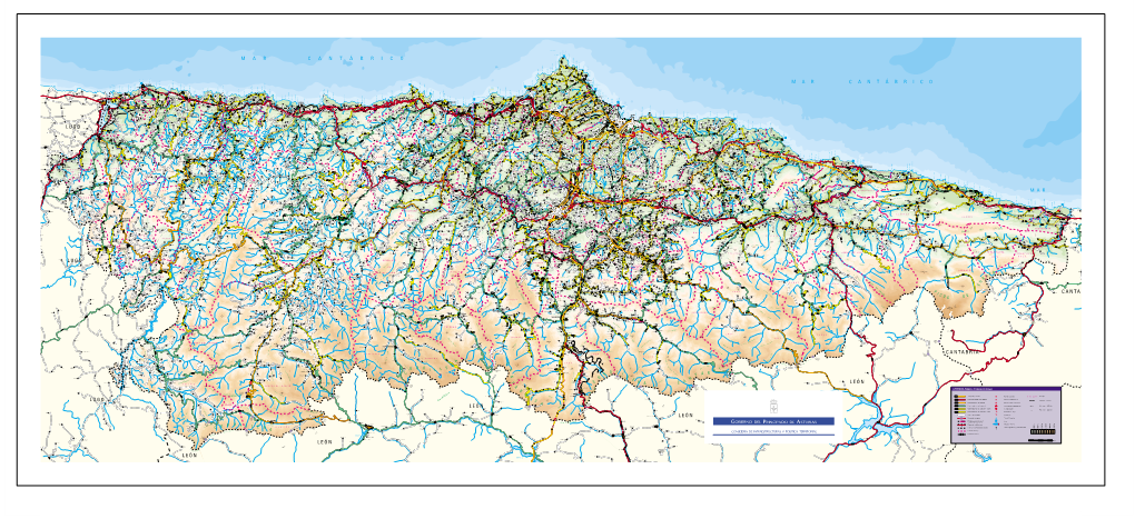 Mapa De Asturias