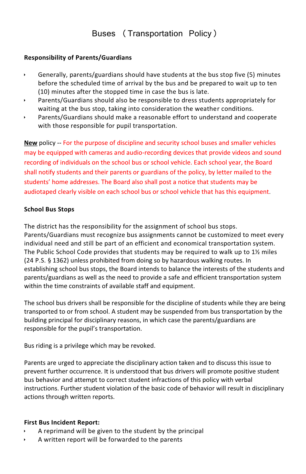 Buses (Transportation Policy)