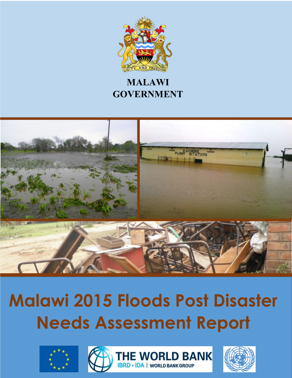 Malawi 2015 Floods Post Disaster Needs Assessment Report