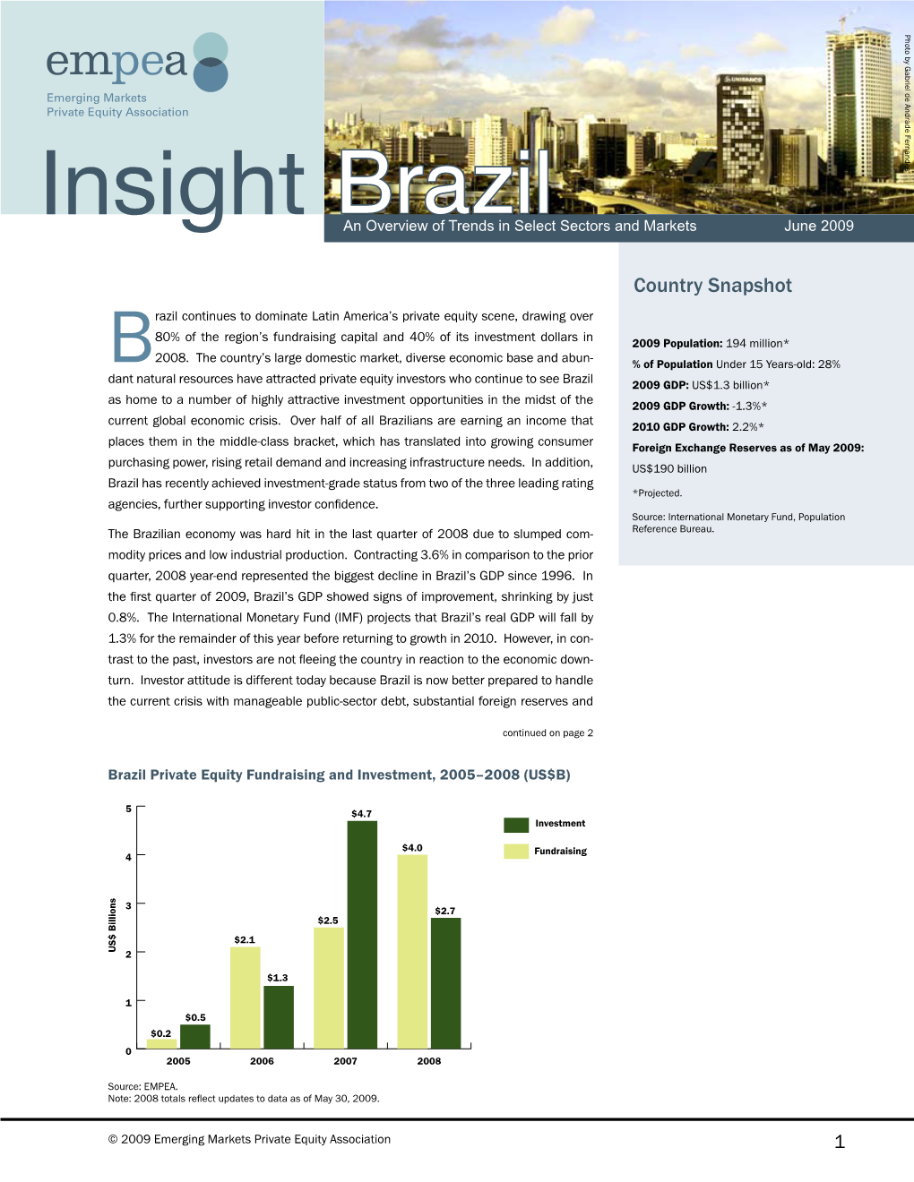 Brazilan Overview of Trends in Select Sectors and Markets June 2009