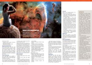 Hallucinogens Can Produce Changes • People May Experience Panic Attacks Or in Thought, Sense of Time and Mood