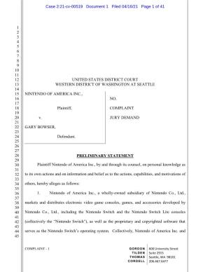 Case 2:21-Cv-00519 Document 1 Filed 04/16/21 Page 1 of 41