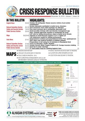 Crisis Response Bulletin Page 1-16