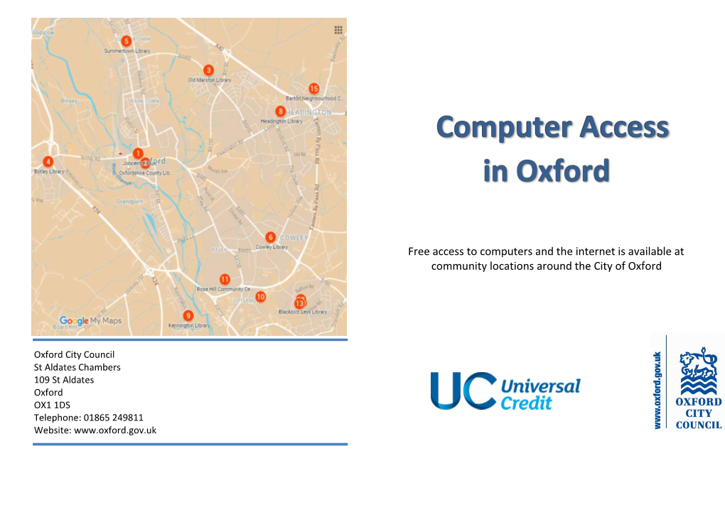 Computer Access in Oxford