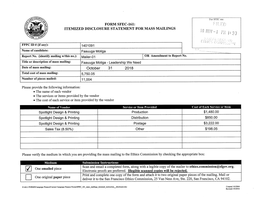 San Francisco, California 94132 FPPC #1401091 • Financial Disclosures Available at Sfethics.Org