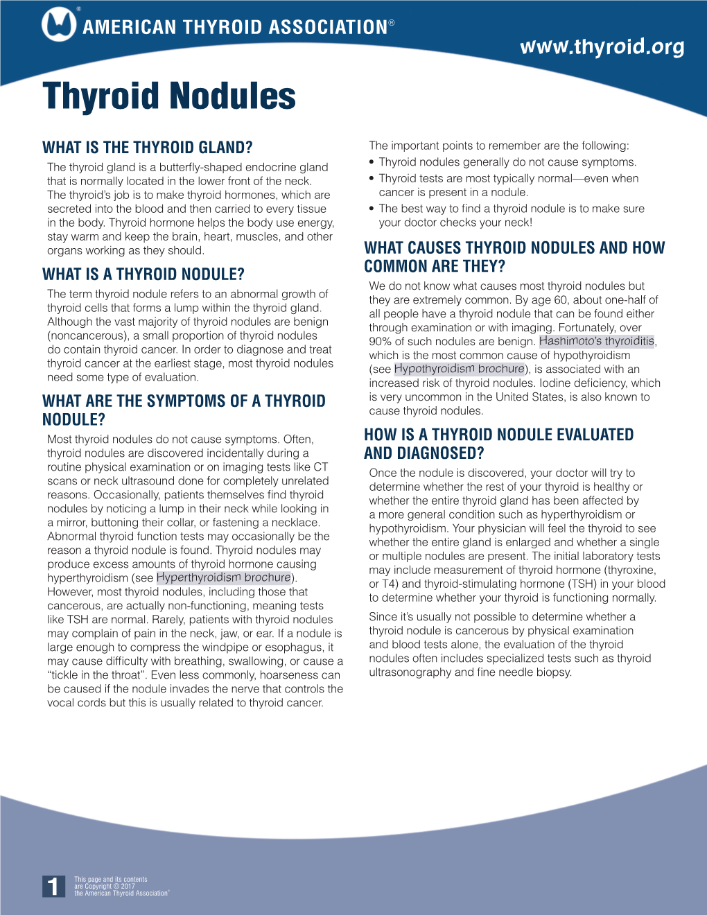 Thyroid Nodules