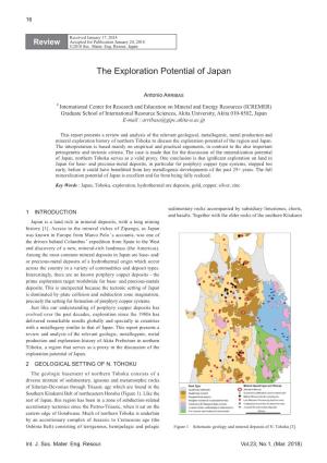 The Exploration Potential of Japan