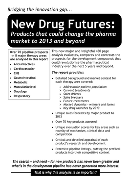 Anti-Infectives Industry Over the Next 5 Years and Beyond