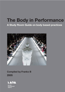 Read Franko B's Study Room Guide