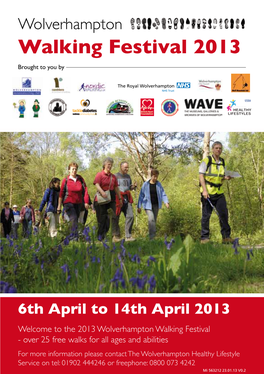 Walking Festival 2013 Brought to You By