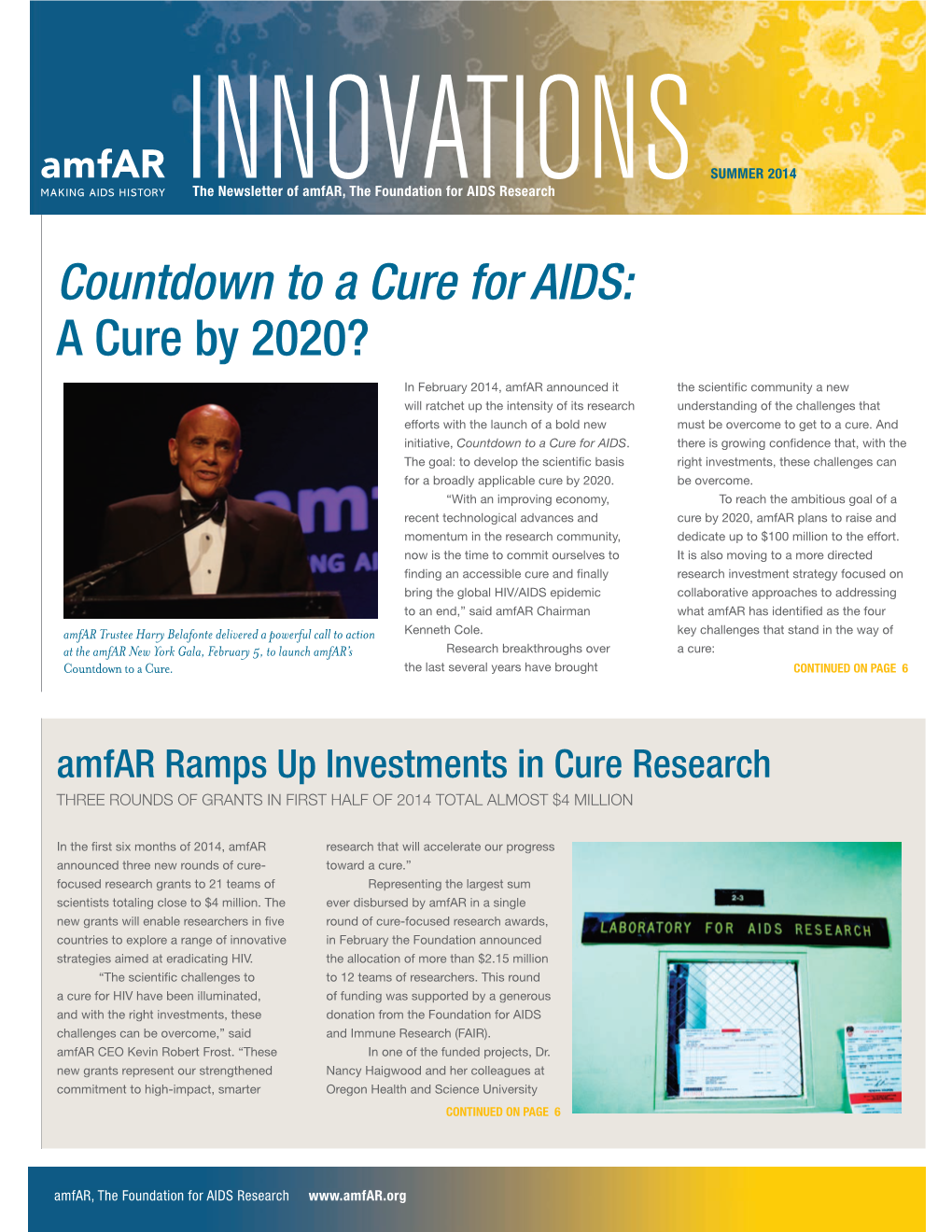 A Cure by 2020?