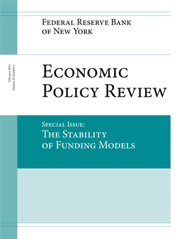 The Stability of Funding Models Economic Policy Review