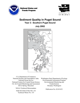 Sediment Quality in Puget Sound Year 3 - Southern Puget Sound July 2002