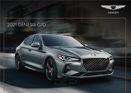 2021 Genesis G70 Here’S to What’S Next, Not What Was