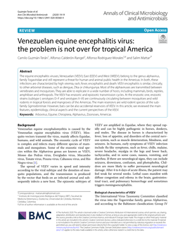 Venezuelan Equine Encephalitis Virus