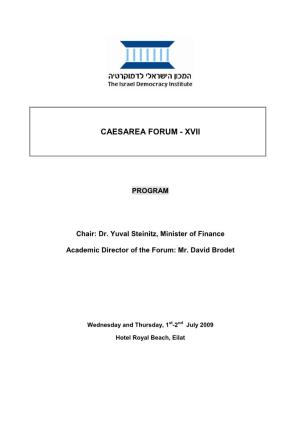 Caesarea Forum - Xvii
