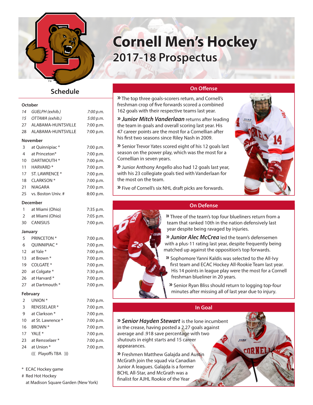 Cornell Men's Hockey