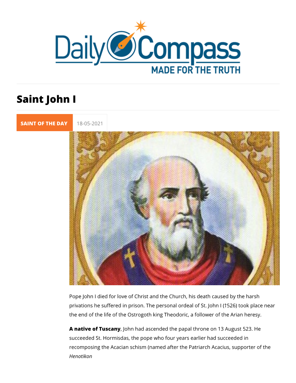 Saint John I