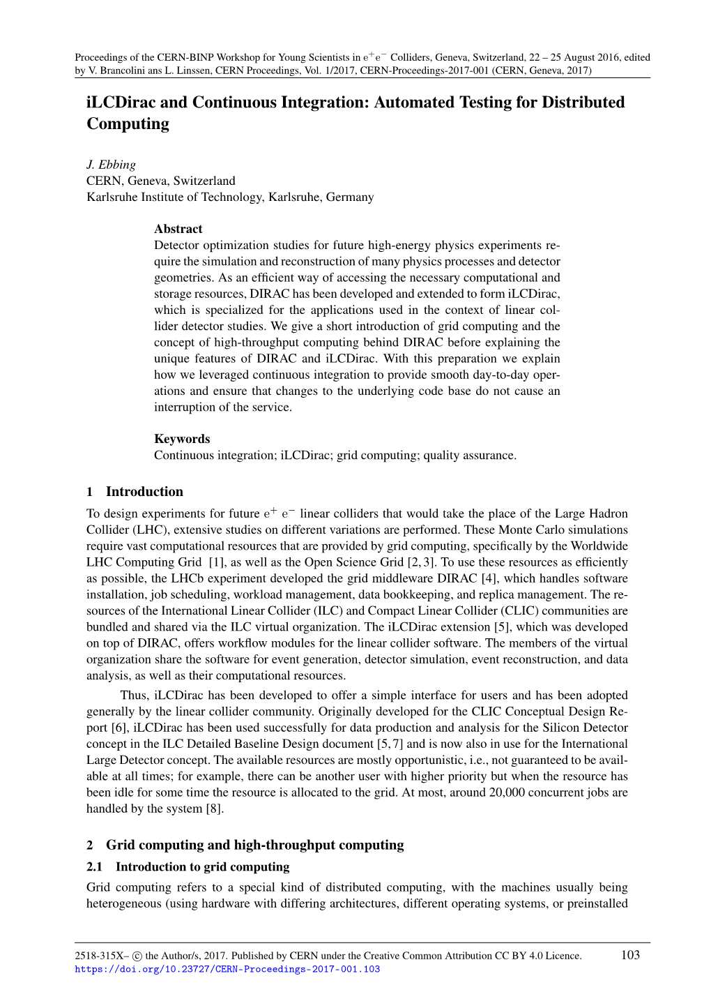 Automated Testing for Distributed Computing