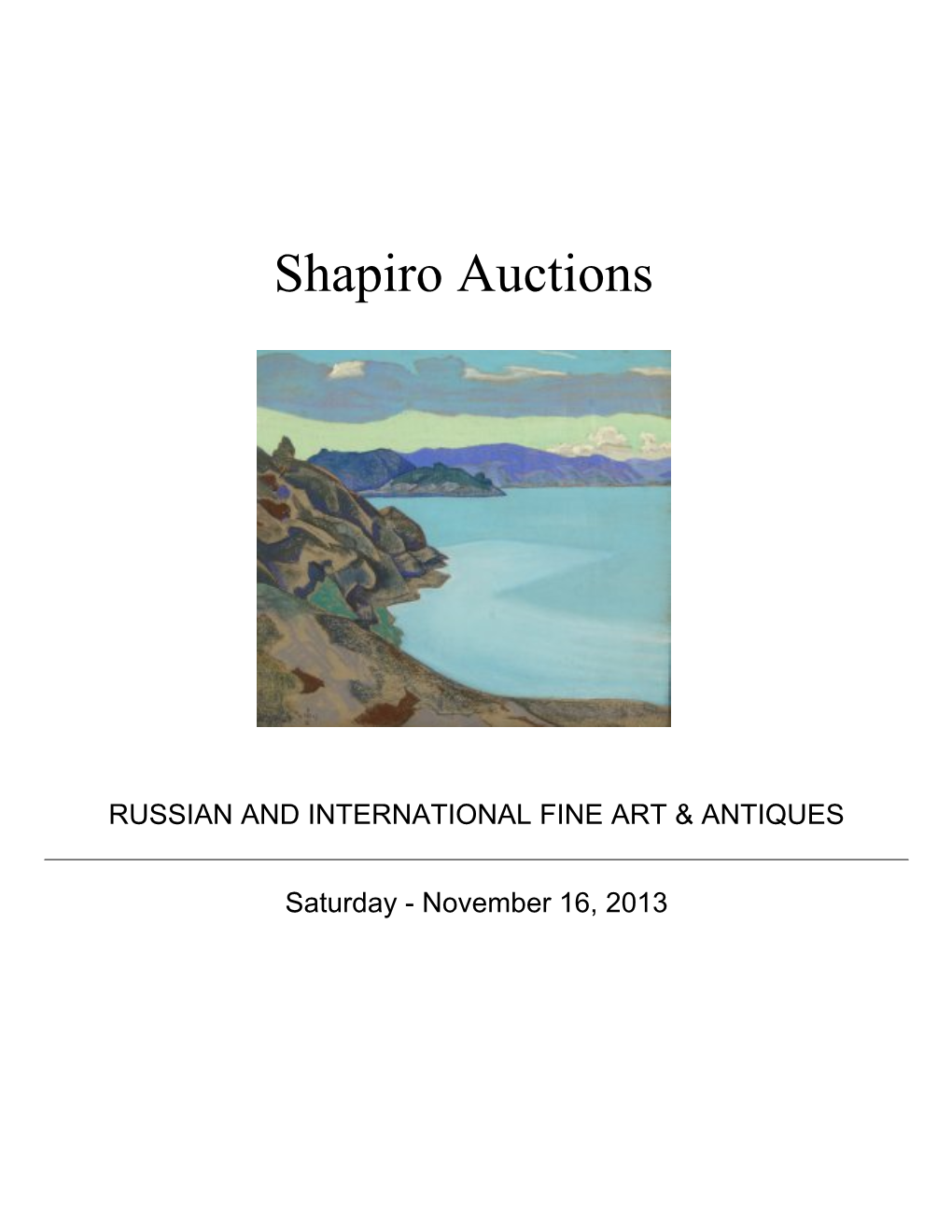 Shapiro Auctions