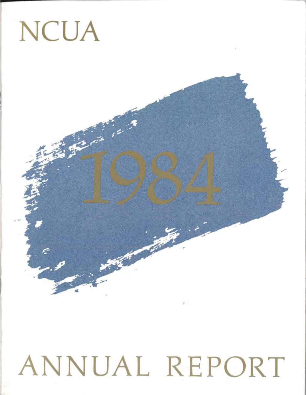 NCUA's 1984 Annual Report