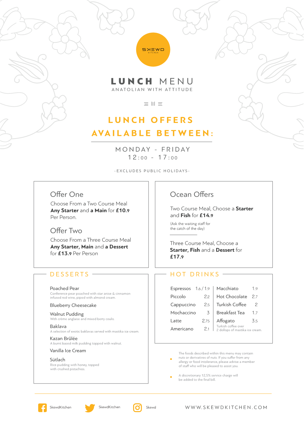 Lunch Menu (Web)