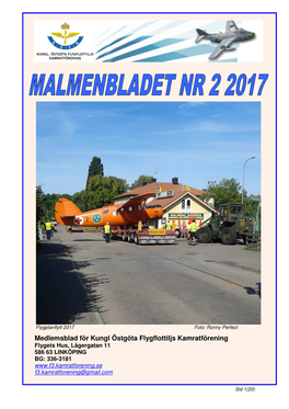 Medlemsblad För Kungl Östgöta Flygflottiljs Kamratförening
