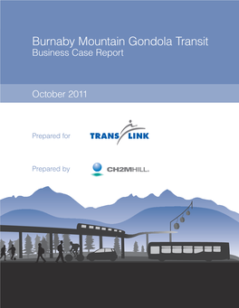 Burnaby Mountain Gondola Transit Business Case Report