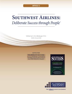 S  A: Deliberate Success Through People ©